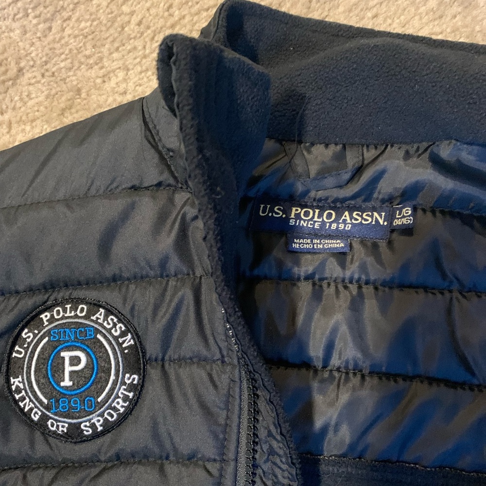 POLO Boys Black Jacket Size 14/16